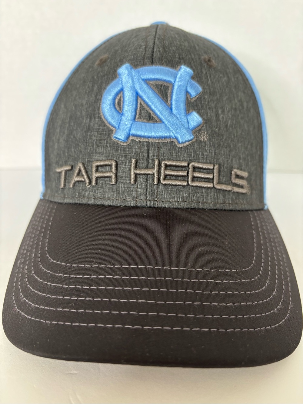 Top of the World UNC Tar Heels Gray and Carolina Blue Logo Hat